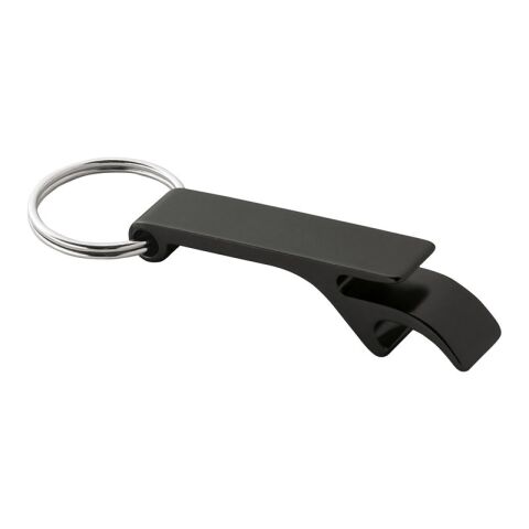 BAITT. Porte-clés en aluminium avec ouvre-capsules Noir | sans marquage