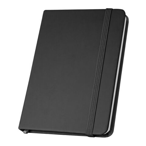 HEMINGWAY. Bloc notes A5 en PU avec feuilles unies Noir | sans marquage