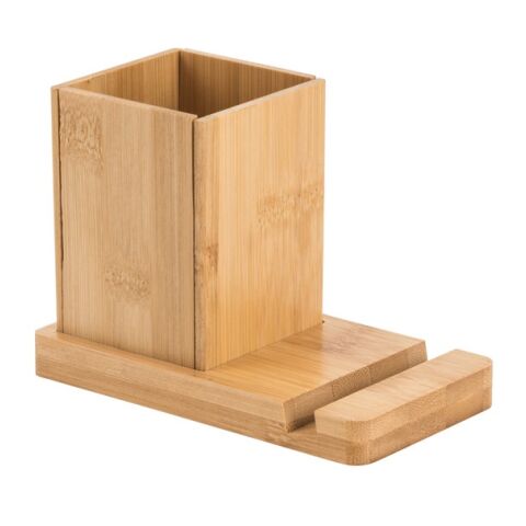 ERWIN. Set de bureau avec support pour téléphone portable et gobelet