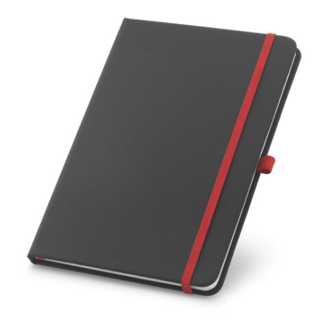 Carnet de note avec porte-stylo A5 rouge | sans marquage