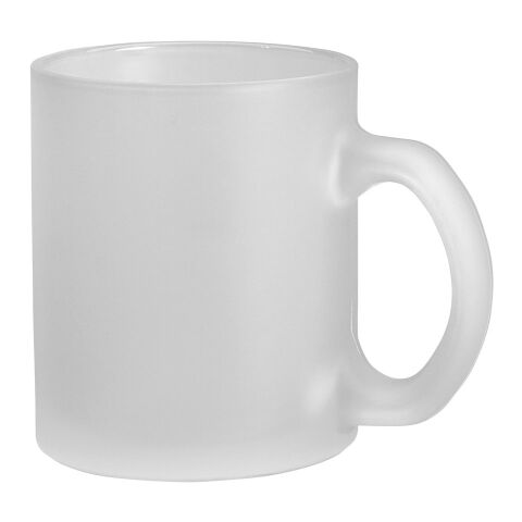KENNY II. Mug en verre 340 mL Blanc | sans marquage
