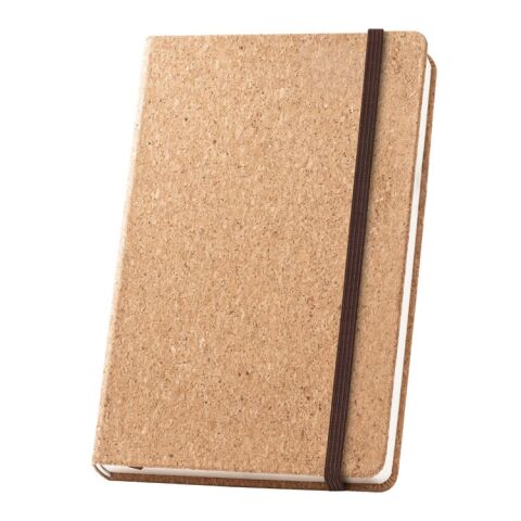 HAWKINS A5. Carnet de notes A5 en liège avec pages blanches en matériau certifié FSC™ et autres matériaux contrôlés Gravure Laser