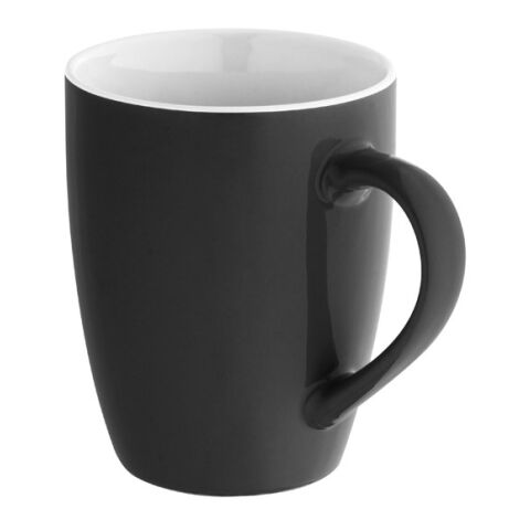 CINANDER. Mug en céramique 370 mL Noir | sans marquage