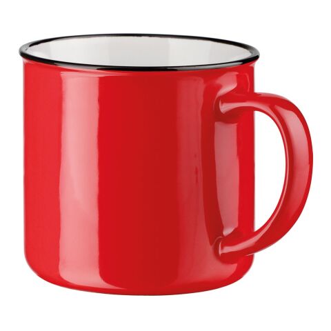 VERNON. Mug en céramique 340 ​​ml Rouge | sans marquage
