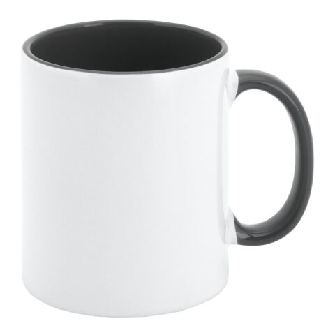 MOCHA. Tasse en céramique idéale pour la sublimation Noir | sans marquage