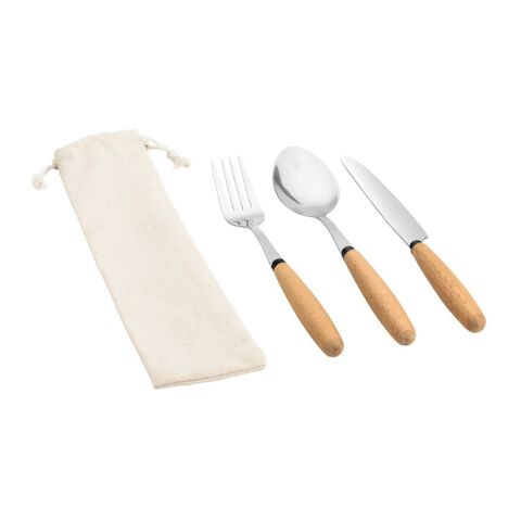 BOULUD. Set de 3 pièces en bois d'acacia