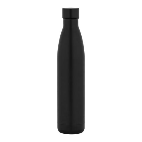 RE-BUFFON XL. Bouteille en acier inoxydable à double paroi (90 % recyclé) Noir | Sérigraphie 1 couleur