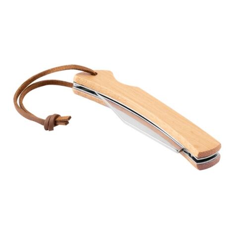 RANGER. Rasoir avec lame en acier inoxydable et manche en bambou Beige | sans marquage