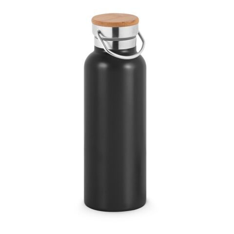 RAGNAR. Gourde en acier inoxydable avec isolation sous vide 570 mL Noir | sans marquage