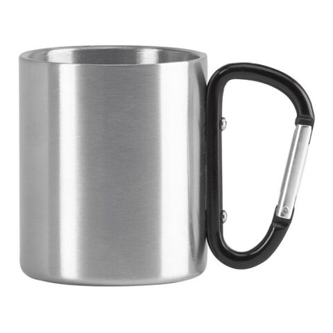 WINGS. Tasse en acier inoxydable 230 ml Noir | sans marquage