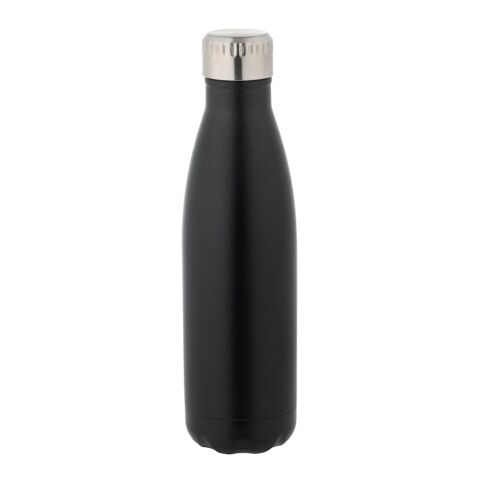 SHOW SATIN. Bouteille en acier inoxydable 540 mL Noir | sans marquage