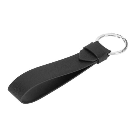 WATOE. Porte-clés en PU avec anneau Noir | sans marquage