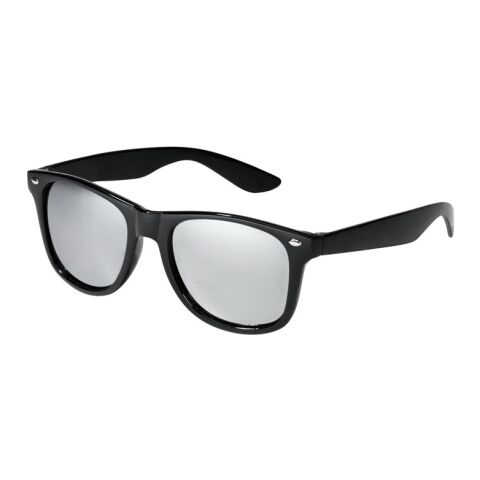 NIGER. Lunettes de soleil en PC avec des verres miroirs de catégorie 3 Noir | sans marquage