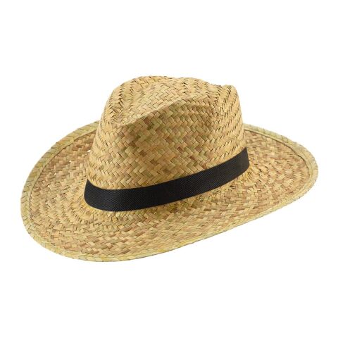 JEAN POLI. Chapeau de paille naturel