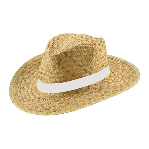 JEAN RIB. Chapeau de paille naturel