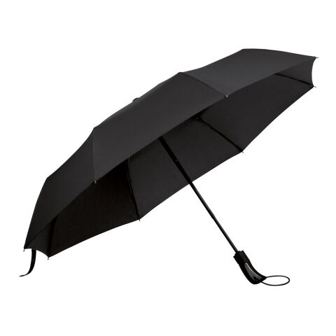 CAMPANELA. Parapluie pliable pongé 190T à ouverture et fermeture automatiques Noir | sans marquage