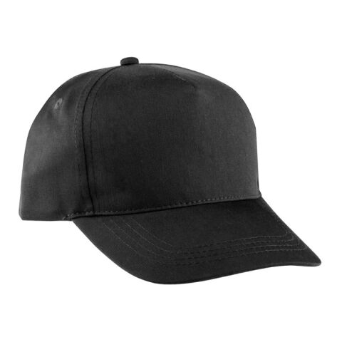 BENEDICT. Casquette en polyester recyclé (100% rPET) Noir | Transfert 1 couleur