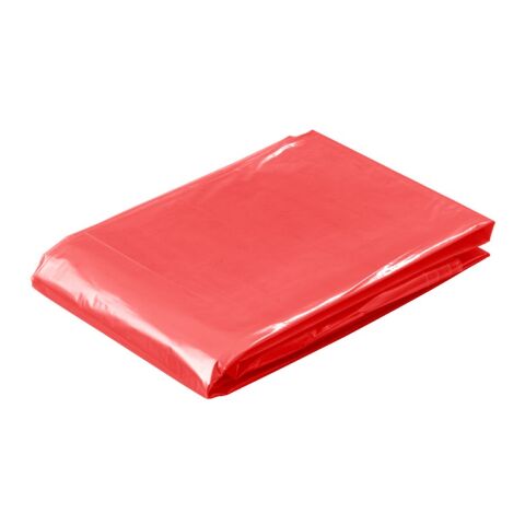 SANDRA. Poncho imperméable Rouge | sans marquage
