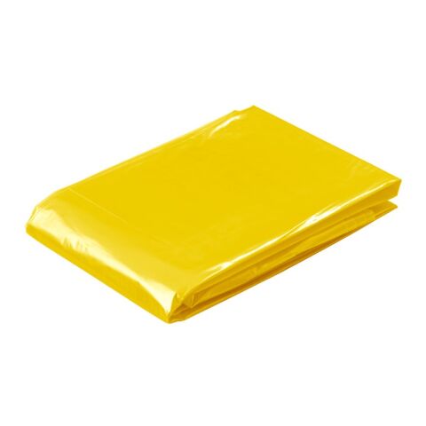 SANDRA. Poncho imperméable Jaune | sans marquage