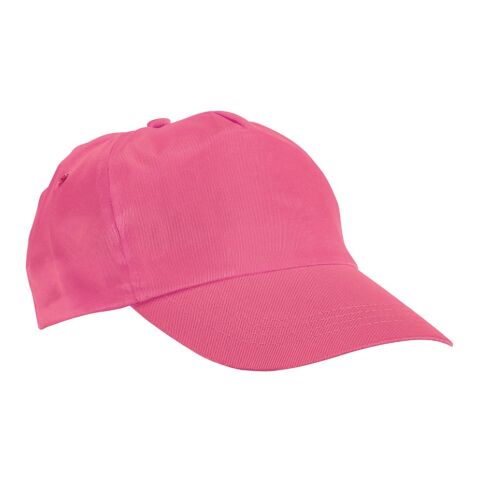 CAMPBEL. Casquette en polyester rose clair | sans marquage