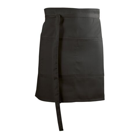 ROSEMARY. Tablier de bar en coton et polyester (150 g/m²) Noir | sans marquage
