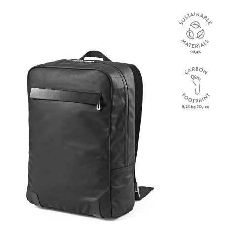 Sac à dos Vienna 23L Coton recyclé 340 gsm Noir | sans marquage