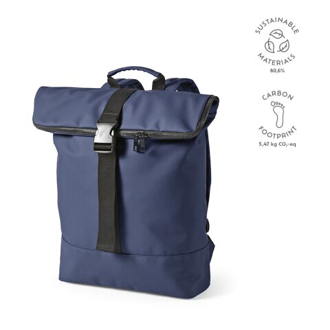 Sac à dos Milan 24L rPET Bleu | sans marquage