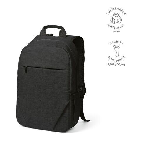 Sac à dos Vilnius 18L rPET Noir | sans marquage