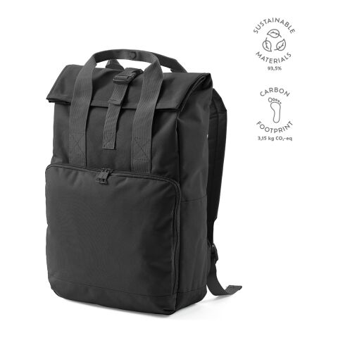 Sac à dos Varsovie 20L rPET Noir | sans marquage