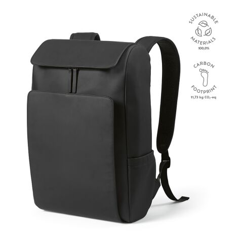 Sac à dos Lisbonne 20L PU recyclé Noir | sans marquage