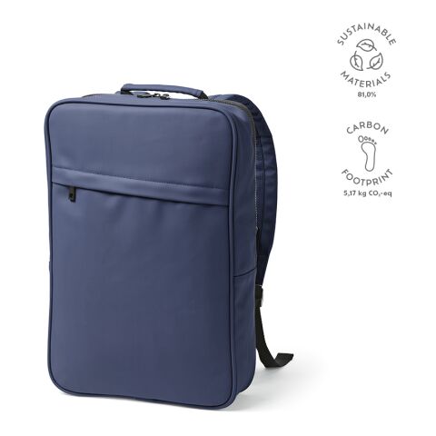 Sac à dos Amsterdam 16L PU recyclé Bleu | sans marquage