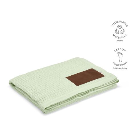 Couverture / plaid Giotto Coton recyclé 200 g/m Beige | sans marquage