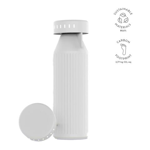 Bouteille / Gourde Timeos Acier inoxydable recyclé 690 ml Blanc | sans marquage