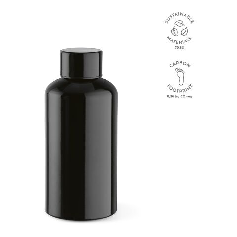 Bouteille / Gourde Yukon Aluminium recyclé 550 ml Noir | sans marquage