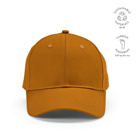 Casquette Darrell Coton recyclé 280 g/m marron | sans marquage