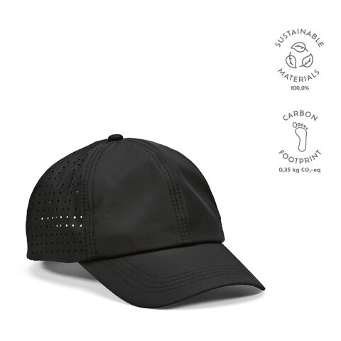 Casquette Amstrong rPET 110 g/m Noir | sans marquage