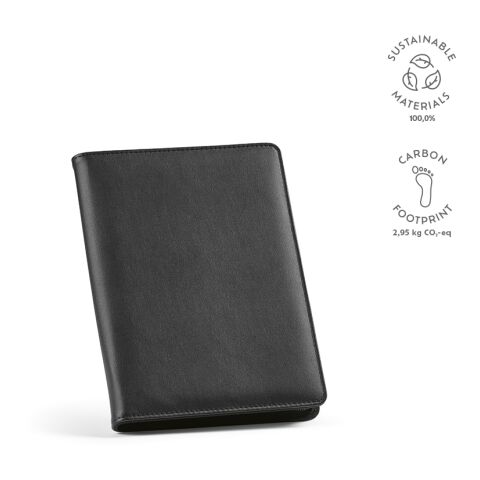 Conférencier A5 Orwell rPET 70 g/m2 Noir | sans marquage | A5