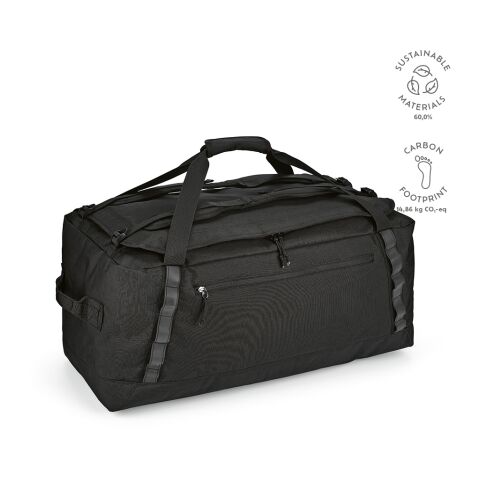 Sac de sport São Paulo XL rPET 600D 75L Noir | sans marquage