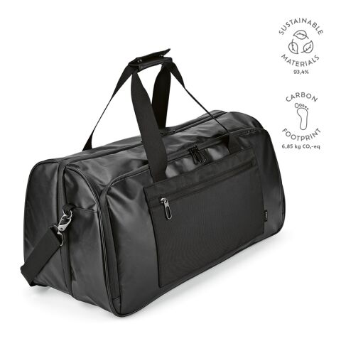 Sac de sport Istanbul rPET Noir | sans marquage
