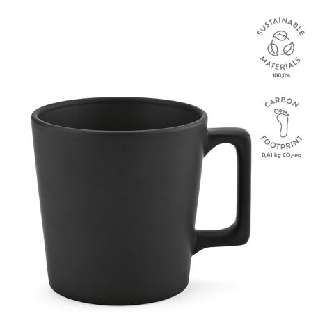 Mug céramique Tamise 350 360 ml Noir | sans marquage