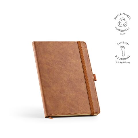 Bloc-notes Howthorne A5 Papier recyclé 70 g/m Brun clair | sans marquage | A5