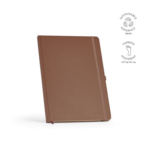 Bloc-notes Marquez A4 Papier recyclé 70 g/m marron | sans marquage