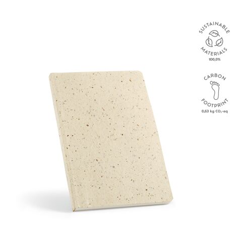 Bloc-notes Chaucer A5 Papier recyclé 80 g/m Brun clair | sans marquage | A5