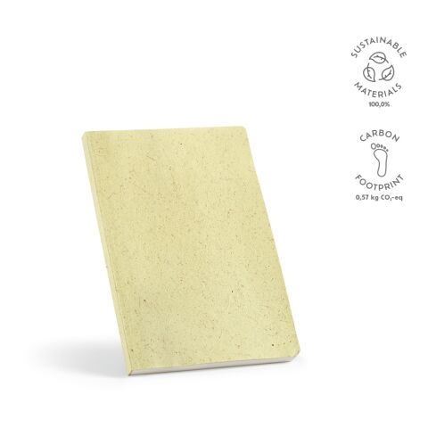 Bloc-notes Lewis A5 Papier recyclé 80 g/m Jaune | sans marquage | A5