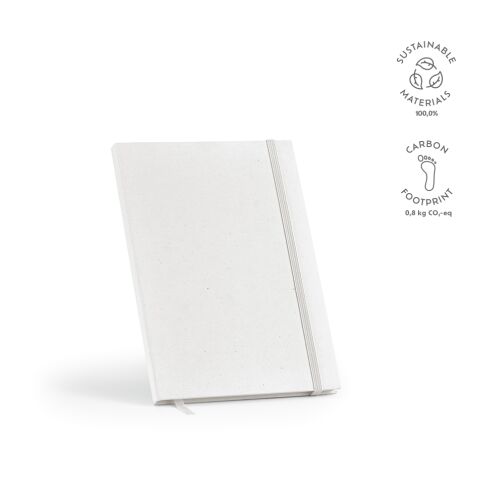 Bloc-notes Hugo A5 Papier recyclé 70 g/m Blanc | sans marquage | A5