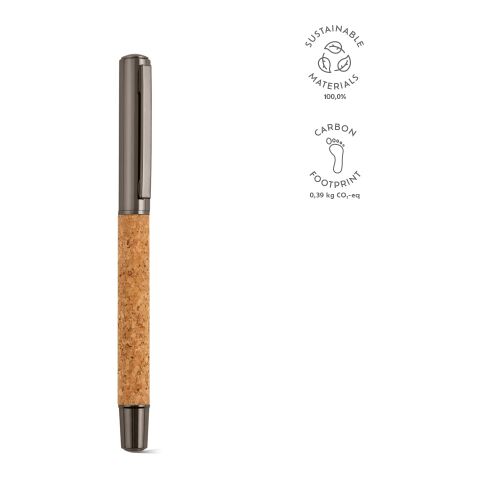 Stylo à bille Faulkner Acier inoxydable recyclé Bleu