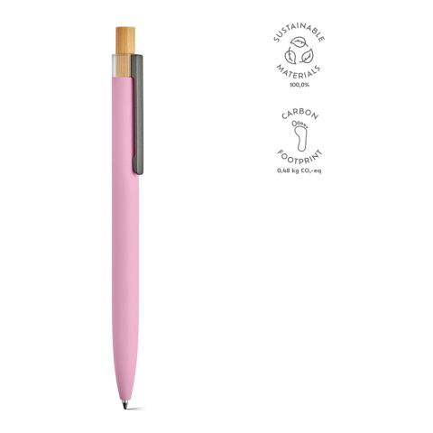 Stylo à bille Tolkien en Aluminium recyclé Encre bleue Rose | sans marquage