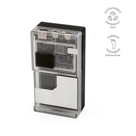 Batterie portable Elexa ABS recyclé 20 000 mAh Noir | sans marquage