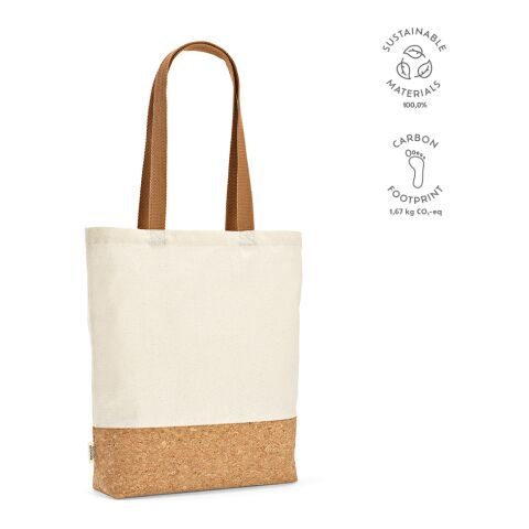 Sac de coton recyclé Chimborazo 180 g/m Beige | sans marquage