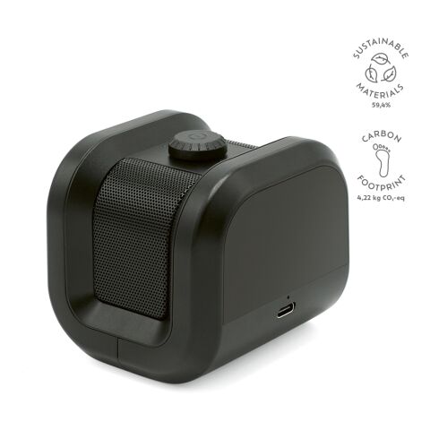 Enceinte Boomz en ABS recyclée 800 mAh Noir | sans marquage
